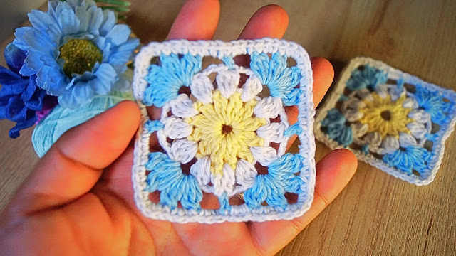 TUTORIAL SUPER FÁCIL de Granny Cuadrado de Margarita a Crochet