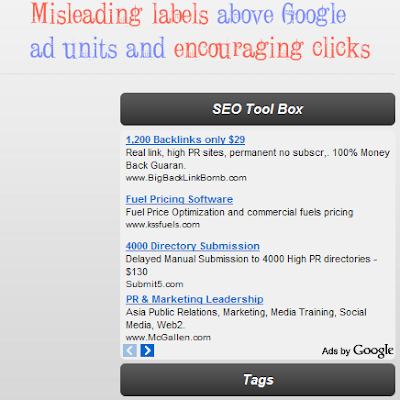 A Tricky Misleading And Encouraging Click Of Google Ads Display