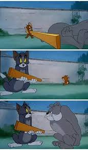 tom and jerry template meme