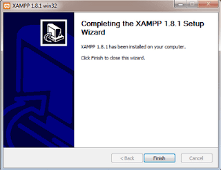 Install xampp Selesai