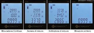 Etekcity Laser Distance Meter S9, metodi di misura