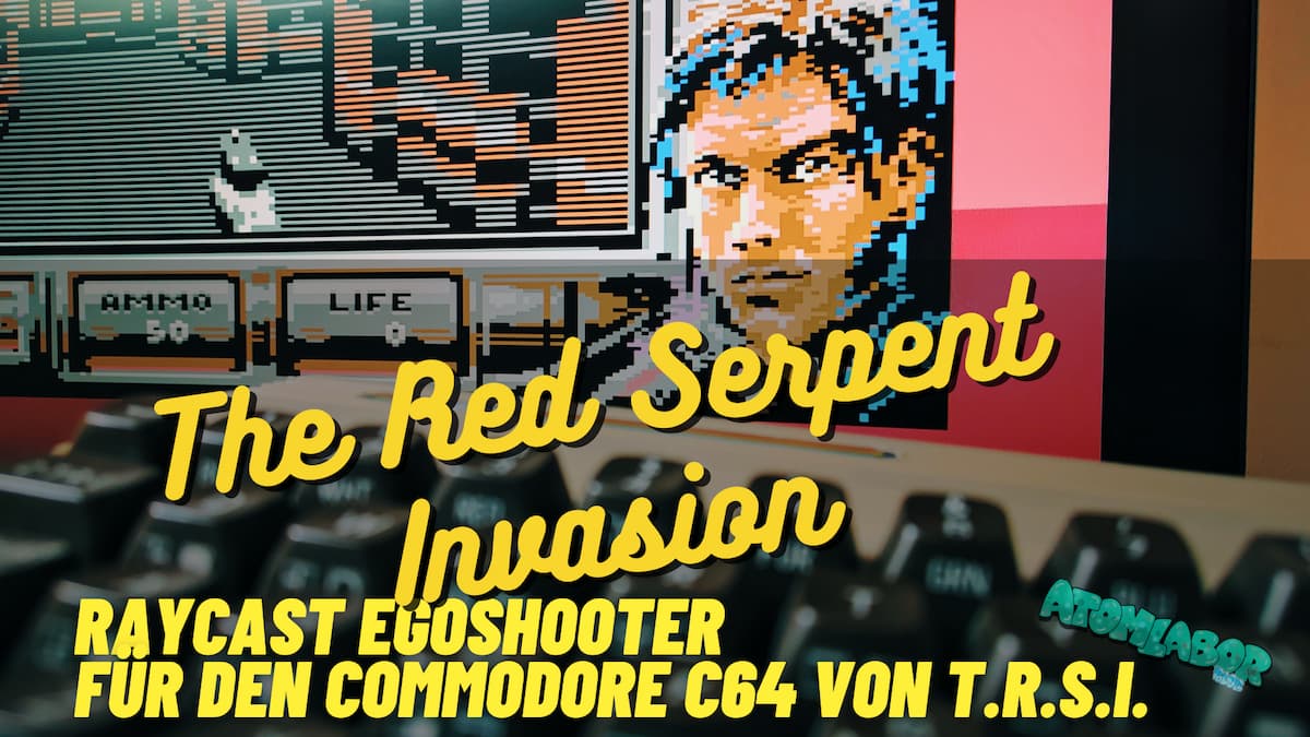 T.R.S.I. The Red Serpent Invasion | Ein raycast Egoshooter für den C64 zum 40. Geburtstag des Brotkastens 2022