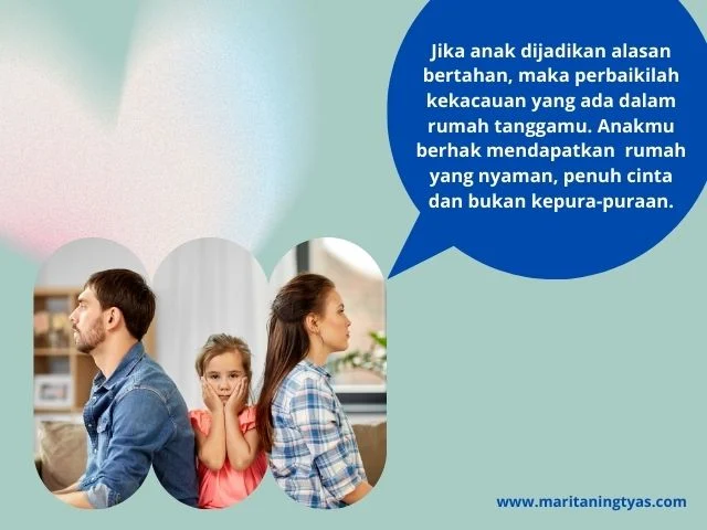 ingin bercerai tapi kasihan anak