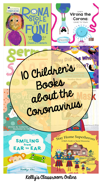 A compilation of ten children's books about the coronavirus (COVID-19).  Fiction and nonfiction books are included in the list.