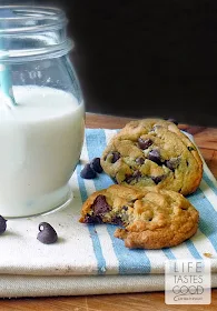 The Ultimate Chocolate Chip Cookie Recipe | by Life Tastes Good is chewy with just the right amount of crunchy! #LifeTastesGood #Cookies