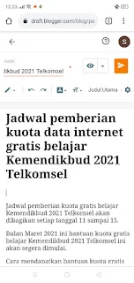 Jadwal pemberian kuota data internet gratis belajar Kemendikbud 2021 Telkomsel