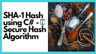 SHA-1 Hash using C#