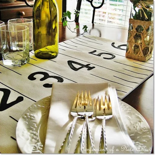 CONFESSIONS OF A PLATE ADDICT Country living Inspired Ruler Runner