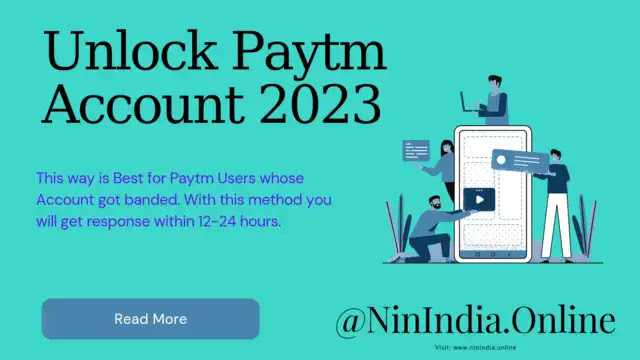 Best Unblock Paytm Account 2023