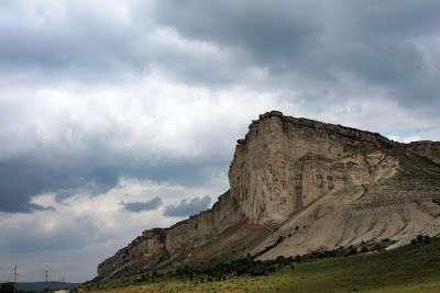 Белая Скала.Тучи