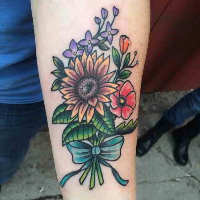 tatuajes de girasoles para mujeres y su significado