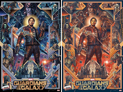Guardians of the Galaxy Screen Print by Ise Ananphada x Bottleneck Gallery x Marvel Studios