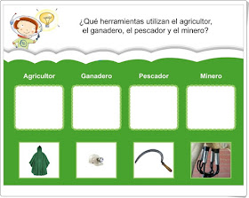 Herramientas de las actividades económicas del Sector Primario Ediciones Bromera 2º de Primaria