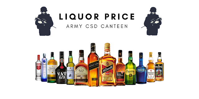 Army Canteen Whiskey Price List