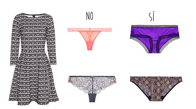 What type of underwear to wear with each garment?