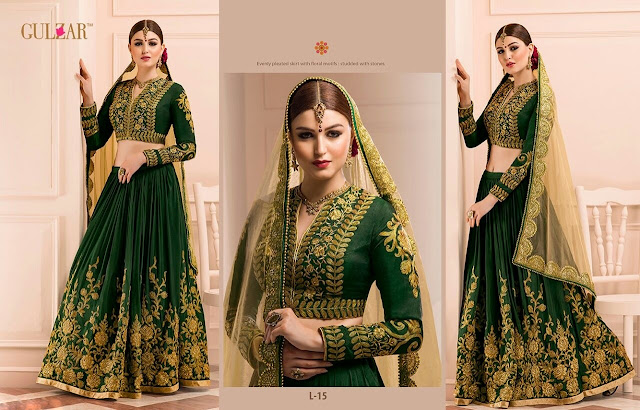 Buy Online Wedding Lehenga Choli Collection Gulzar Vol-11 Wholesale Price