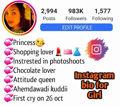 Instagram Bio For Girls