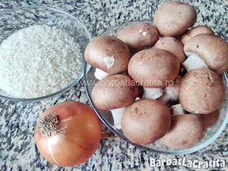 ingrediente reteta orez cu ciuperci la cuptor