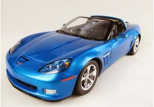 RASTAR 1/12 Scale Radio Remote Control Chevrolet Corvette C6 G5 RC Car Ready To Run (Blue)