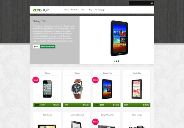 Zenshop Online Store Theme