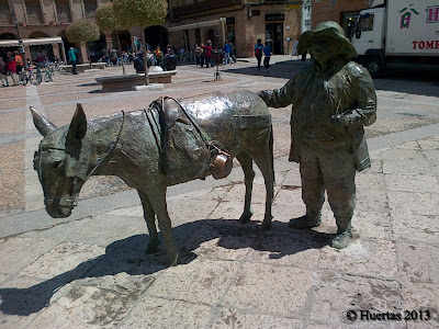 Resultado de imagen de sancho panza estatua villamanrique