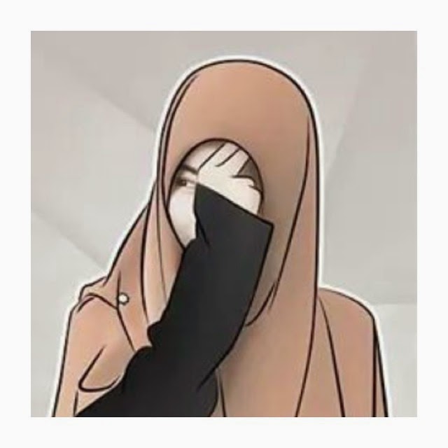 DP BBM Gambar Muslimah Berhijab Syar'i  Gambar Kata Humor