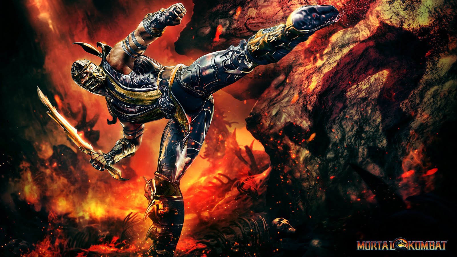 ... Dєรigи - тнє Bєรт: wallpaper - Scorpion Mortal Kombat