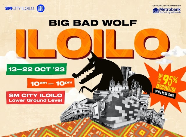 Big Bad Wolf, the World's Biggest Book Sale will be on Iloilo this October