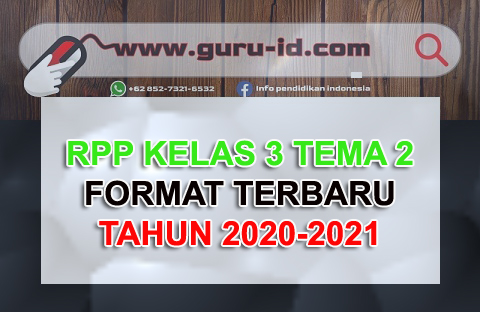 gambar rpp kelas 3 tema 2 terbaru 2020