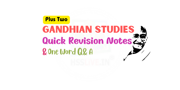 Gandhian studies Notes