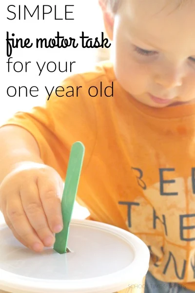 simple activity for 1 year old