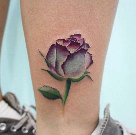 3d rose tattoo designs