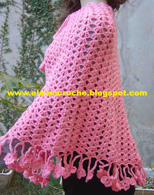 PONCHO EM CROCHE