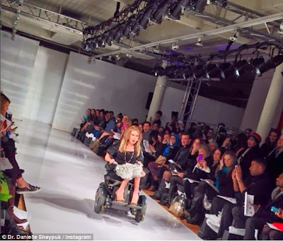 Disabled model Dr. Danielle Sheypuk makes NYFW history