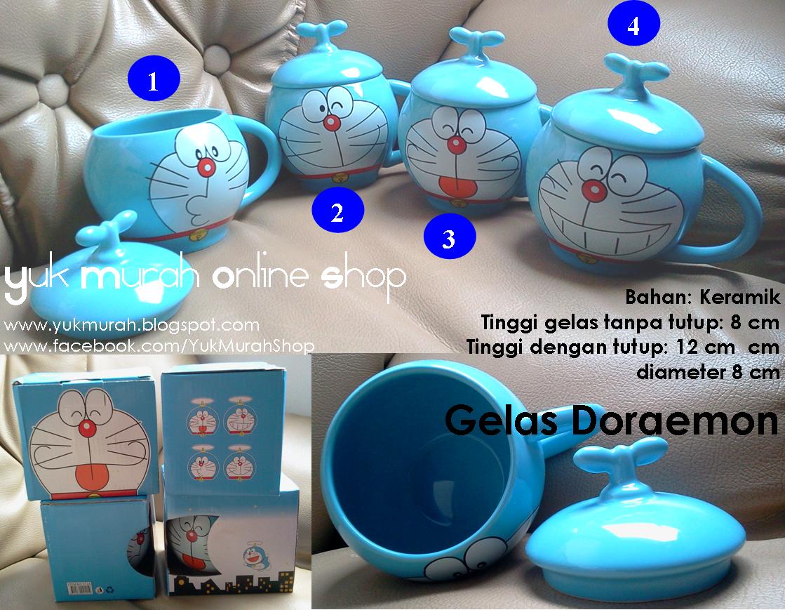 Yuk Murah Gelas Doraemon  Baling Baling Rp 45 000