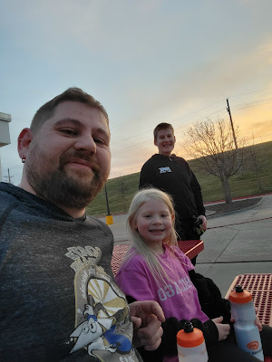 My Peanut, Caden, and I post shakeout run. (2021/03/20)