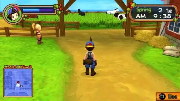 gameplay harvest moon ppsspp