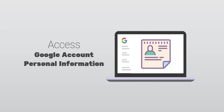 My Google Account Personal Info