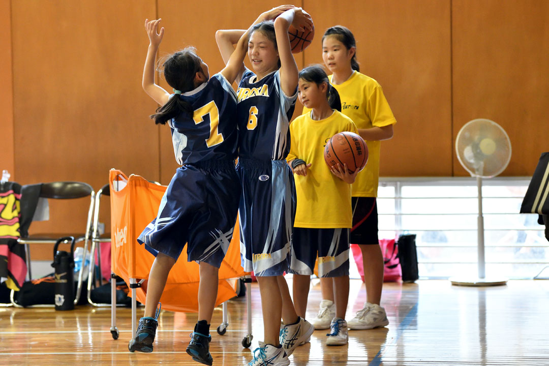 19年09月01日 白井市秋季大会 清水口オーロラ 千葉県白井市 Backcourt バスケット応援サイト