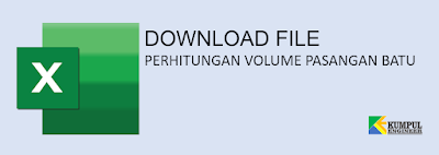 Download perhitungan volume pasangan batu format excel