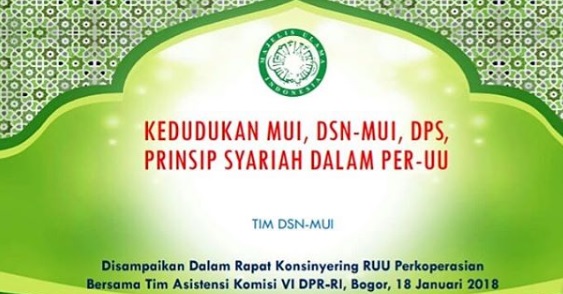 KEKUATAN HUKUM FATWA DSN MUI