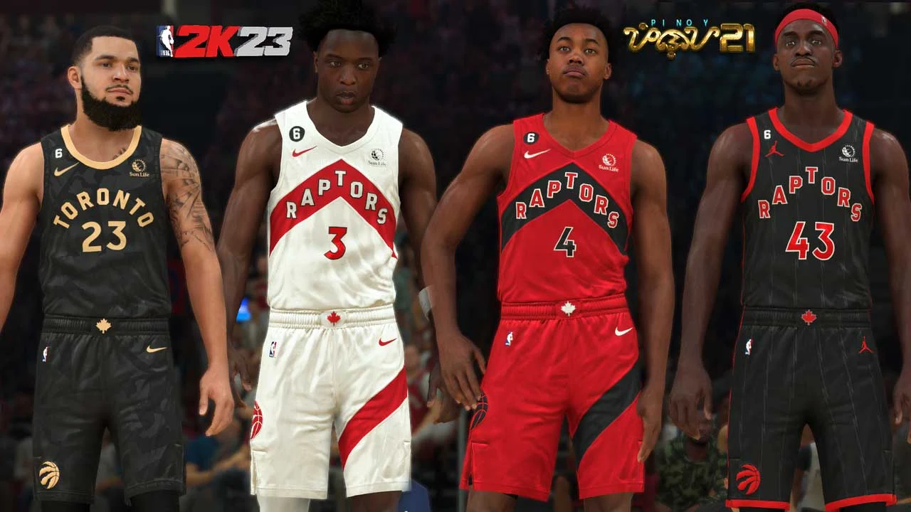 NBA 2K23 Toronto Raptors Jerseys