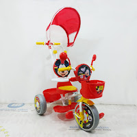 Sepeda Roda Tiga Nakami Mickey Mouse Tricycle