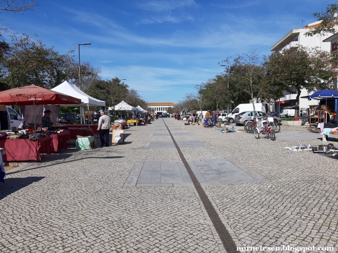 Блошиный рынок в Сантарене, Португалия