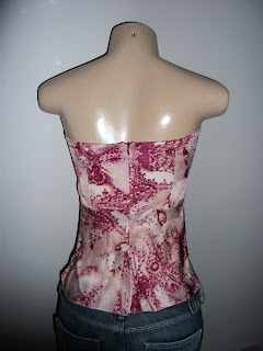 Blusinha Tomara que Caia - TQC - 100% seda M. Officer - Tamanho 2 (M/G) - LINDAAA!!!