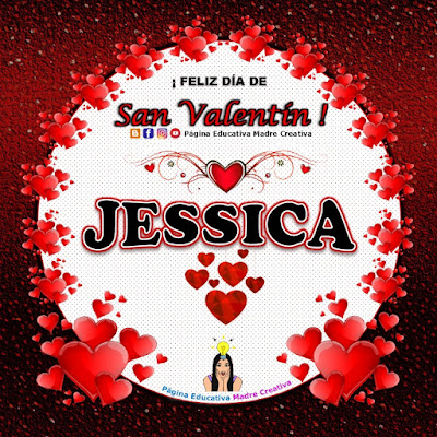 Feliz Día de San Valentín - Nombre Jessica