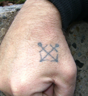navy anchor tattoos. Turns out, the tattoo was