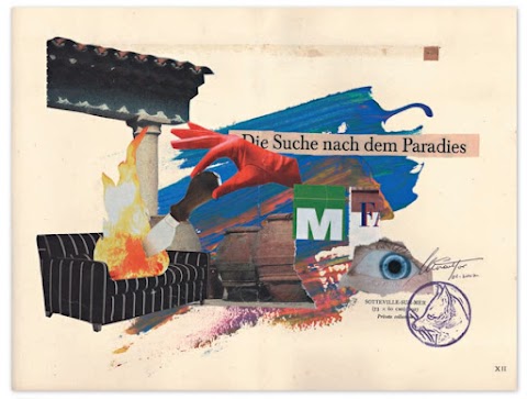 [mail art stigma archive] #16 Michael Fox. paper collage, Germany