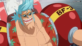 ワンピースアニメ 魚人島編 556話 フランキー | ONE PIECE Episode 556