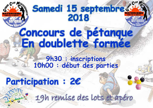 Pétanque septembre